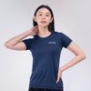 Terrel Sportswear Basic Tee Navy Kaos Olahraga Wanita Dry Fit Quick Dry Lari Running Gym Yoga