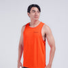 Terrel sportswear Basic Tanktop Orange sleeveless baju atasan tanpa lengan kaos olahraga dry fit  pria lari running gym