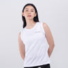 Terrel sportswear Basic Tanktop White Women sleeveless baju atasan tanpa lengan kaos olahraga dry fit wanita lari running gym