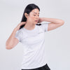 Terrel sportswear Basic Tee White Women kaos olahraga dry fit lari running gym wanita lengan pendek