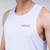 Terrel sportswear Basic Tanktop White Sleeveless baju atasan tanpa lengan kaos olahraga dry fit  pria lari running gym