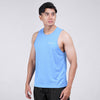 Terrel sportswear Basic Tanktop Sky Blue Sleeveless singlet pria dry fit gym running pria