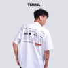 Terrel Steps to be stronger white tshirt
