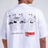 Terrel Steps to be stronger white tshirt