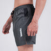 Terrel sportswear Basic Short Dark Grey celana pendek olah raga dry fit lari running gym pria