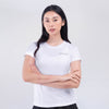 Terrel sportswear Basic Tee White Women kaos olahraga dry fit lari running gym wanita lengan pendek