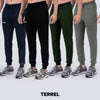 Terrel Sportswear - Basic Jogger Training Running Unisex | Anti Wrinkle Lightweight Zipper Pocket Towel Holder
