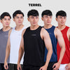 Terrel Sportswear - Basic Tanktop Sleeveless Men Running Gym | Tanktop Olahraga Pria Kaos Tanpa Lengan Dry Fit Quick Dry Lightweight