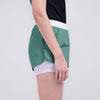 Terrel sportswear Compression Short Sage Women celana olahraga pendek gym running lari wanita