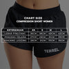 Terrel sportswear Compression Short Sage Women celana olahraga pendek gym running lari wanita