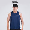 Terrel sportswear Basic Tanktop Navy sleeveless baju atasan tanpa lengan kaos olahraga dry fit  pria lari running gym