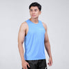 Terrel sportswear Basic Tanktop Sky Blue Sleeveless singlet pria dry fit gym running pria