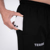Terrel Sportswear - Basic Jogger Training Running Unisex Black | Celana Jogger Olahraga Anti Wrinkle Lightweight Zipper Pocket Towel Holder