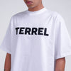 Terrel Gym day white tshirt