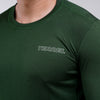 Terrel sportswear basic long sleeve green baju atasan lengan panjang kaos olahraga dry fit pria lari running gym