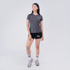 Terrel sportswear Basic Tee Grey Women kaos olahraga dry fit lari running gym wanita lengan pendek