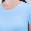 Terrel Sportswear Basic Tee Sky Blue Kaos Olahraga Wanita Dry Fit Quick Dry Lari Running Gym Yoga