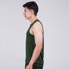 Terrel sportswear Basic Tanktop Green sleeveless baju atasan tanpa lengan kaos olahraga dry fit  pria lari running gym