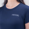 Terrel Sportswear Basic Tee Navy Kaos Olahraga Wanita Dry Fit Quick Dry Lari Running Gym Yoga