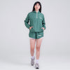 Terrel women basic cagoule jacket sage olah raga gym lari running