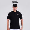 Terrel Polo Tennis T-shirt Black Man Olahraga Sports