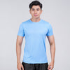 Terrel sportswear Basic Tee Sky Blue  kaos olahraga dry fit lari running gym pria lengan pendek