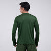 Terrel sportswear basic long sleeve green baju atasan lengan panjang kaos olahraga dry fit pria lari running gym