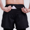 Terrel Sportswear - Compression Short Black Men Running Gym | Celana Olahraga Pendek Pria Inner Compression Stretch Saku HP Resleting