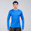 Terrel sportswear basic long sleeve blue baju atasan lengan panjang kaos olahraga dry fit pria lari running gym