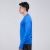 Terrel sportswear basic long sleeve blue baju atasan lengan panjang kaos olahraga dry fit pria lari running gym