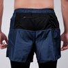 Terrel sportswear Compression Short Active Navy Celana olahraga panjang gym running lari pria
