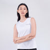 Terrel sportswear Basic Tanktop White Women sleeveless baju atasan tanpa lengan kaos olahraga dry fit wanita lari running gym