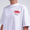 Terrel Steps to be stronger white tshirt