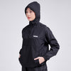 Terrel women basic cagoule jacket black olah raga gym lari running