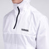 Terrel women basic cagoule jacket white olah raga gym lari running
