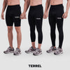 Terrel Sportswear - Performance Base Layer Men Running Gym | Celana Olahraga Pria Compression Base Layer Stretch Lycra Pocket