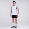 Terrel sportswear Basic Tanktop White Sleeveless baju atasan tanpa lengan kaos olahraga dry fit  pria lari running gym