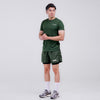 Crazy deals terrel sportswear basic tee green kaos olah raga dry fit lari running gym pria