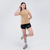 Terrel Sportswear Basic Tanktop Cream Women Sleeveless Dry Fit Quick Dry Kaos Olahraga Wanita Running Gym Yoga