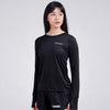 Terrel sportswear Basic Long Sleeve Black Women baju atasan lengan panjang kaos olahraga dry fit wanita lari running gym