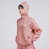 Terrel women basic cagoule peach olah raga gym lari running