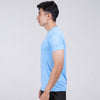 Terrel sportswear Basic Tee Sky Blue  kaos olahraga dry fit lari running gym pria lengan pendek