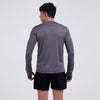 Terrel Sportswear Basic Long Sleeve Grey baju atasan lengan panjang kaos olahraga dry fit pria lari running gym