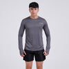 Terrel Sportswear Basic Long Sleeve Grey baju atasan lengan panjang kaos olahraga dry fit pria lari running gym