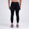 Terrel sportswear Compression Short Active Black Celana olahraga panjang gym running lari pria