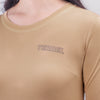 Terrel sportswear Basic Long Sleeve Cream Women baju atasan lengan panjang kaos olahraga dry fit wanita lari running gym