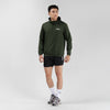 Terrel basic cagoule jacket green olah raga gym lari running