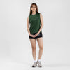 Terrel sportswear Basic Tanktop Green Women sleeveless baju atasan tanpa lengan kaos olahraga dry fit wanita lari running gym