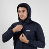 Terrel basic cagoule jacket navy olah raga gym lari running
