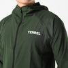 Jaket Pria Parasut Windbreaker Hjau